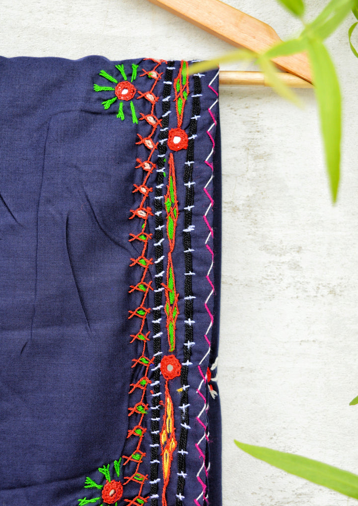 Handmade Navy Blue Chaddar