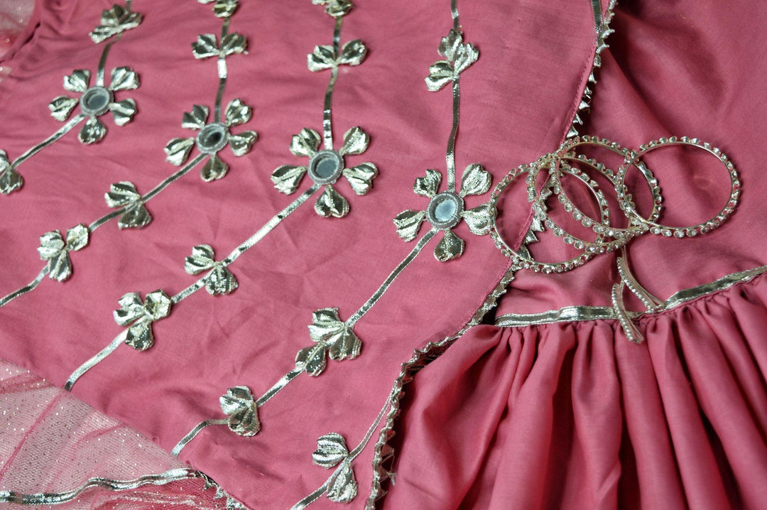 Pink Peony Gharara Set