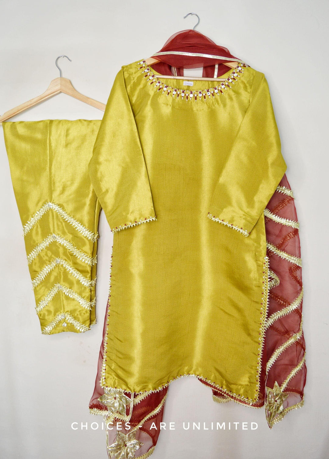 Haldi Shirt Pants Set