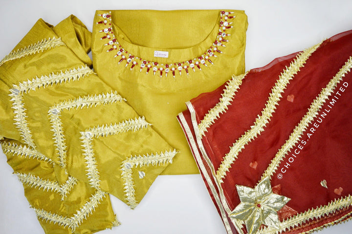 Haldi Shirt Pants Set