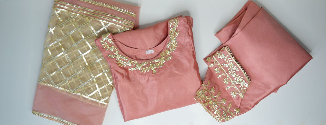 Tea Pink Gota Set